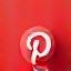 Pinterest social media icon